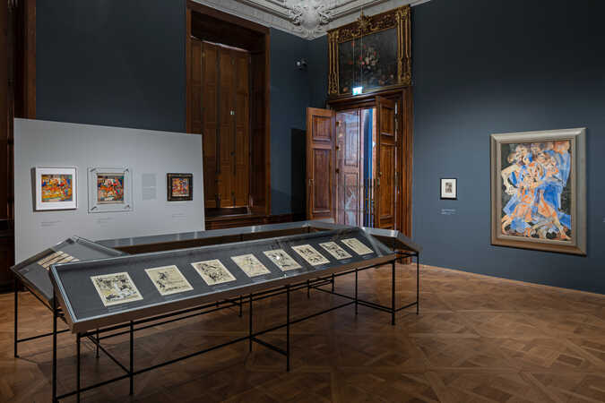 Ausstellungsansicht „Erika Giovanna Klien. Alles ist Bewegung“, Unteres Belvedere, Foto: Johannes Stoll / Belvedere, Wien